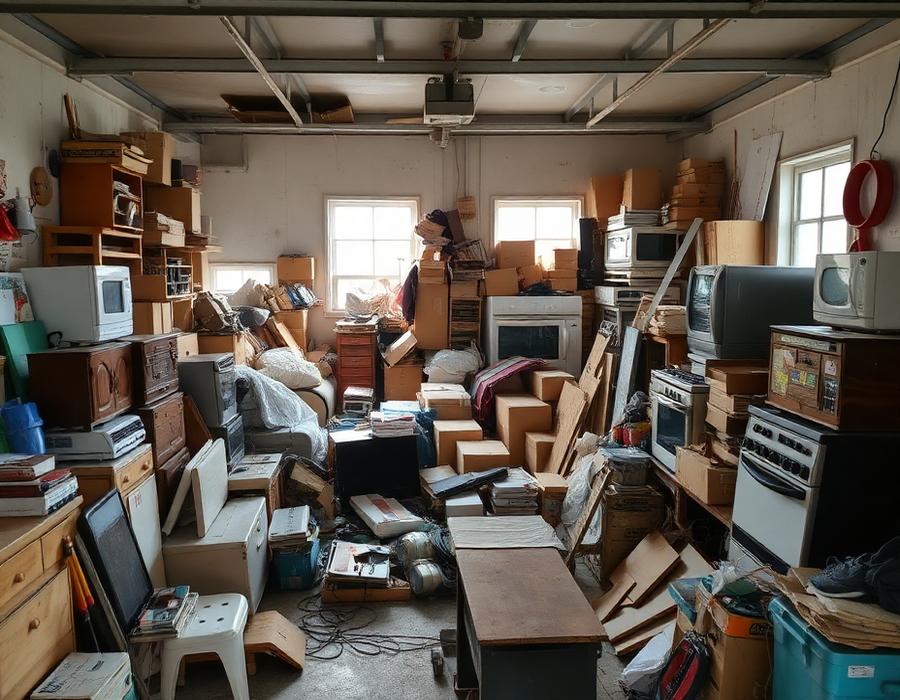 Garage Cleanout before